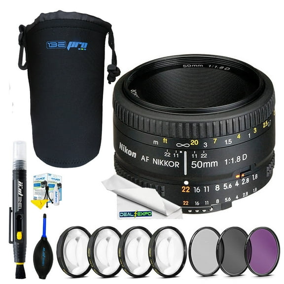 Nikon AF NIKKOR 50mm f/1.8D Lens   Expo Advanced Kit