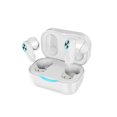 thumbnail image 2 of Auriculares Auriculares compatibles con Bluetooth Pantalla digital Auriculares con cancelación de ruido Música de alta fidelidad de baja latencia con micrófono Blanco 1 par Inevent EL005252-02B, 2 of 7