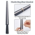 thumbnail image 2 of 1pc 26 1x2 5cm Ring Mandrel Plastic Ring Sizer Mandrel US/UK Ring Size Measuring Tool Jewelry Ring Sizer Rod Finger Ring Measuring Stick for Jewelry Finger Ring Making, 2 of 6