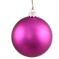 thumbnail image 1 of Magenta Matte UV Shatterproof Ball Ornament, 2.75 in., 1 of 1