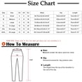 thumbnail image 5 of Mrat Womens Casual Trousers Solid Color Elastic High Waist Wide Cropped Leg Loose Running Climbing Capris Pants Trousers Pocket Pants Khaki L, 5 of 5