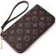 thumbnail image 1 of Wristlet Wallets For Women Clutch Cute Purse Credit Card Holder Phone Checkbook Organizer Zipper Coin Purse (brown), 1 of 4