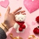 thumbnail image 1 of Juguetes de piscina, juguetes para bebés, juguetes para niños pequeños, llavero de oso de peluche, regalo festivo de Navidad y 14 de febrero, lindo llavero, accesorio para bolso, adorno de peluche., 1 of 6