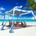 thumbnail image 1 of Refugio solar portátil Beach Canopy VIONMI de 3 x 3 m UPF50+, 1 of 7