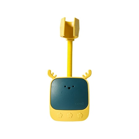 

Bath Shower Head Holder 360 Adjustable Showerhead Bracket Adjustable Shower Holder No Punching Wall Mounted Shower Head Bracket Christmas Gifts Plastic Yellow