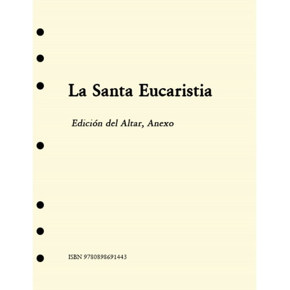 La Santa Eucaristia: Altar Edition, (Loose Leaf)