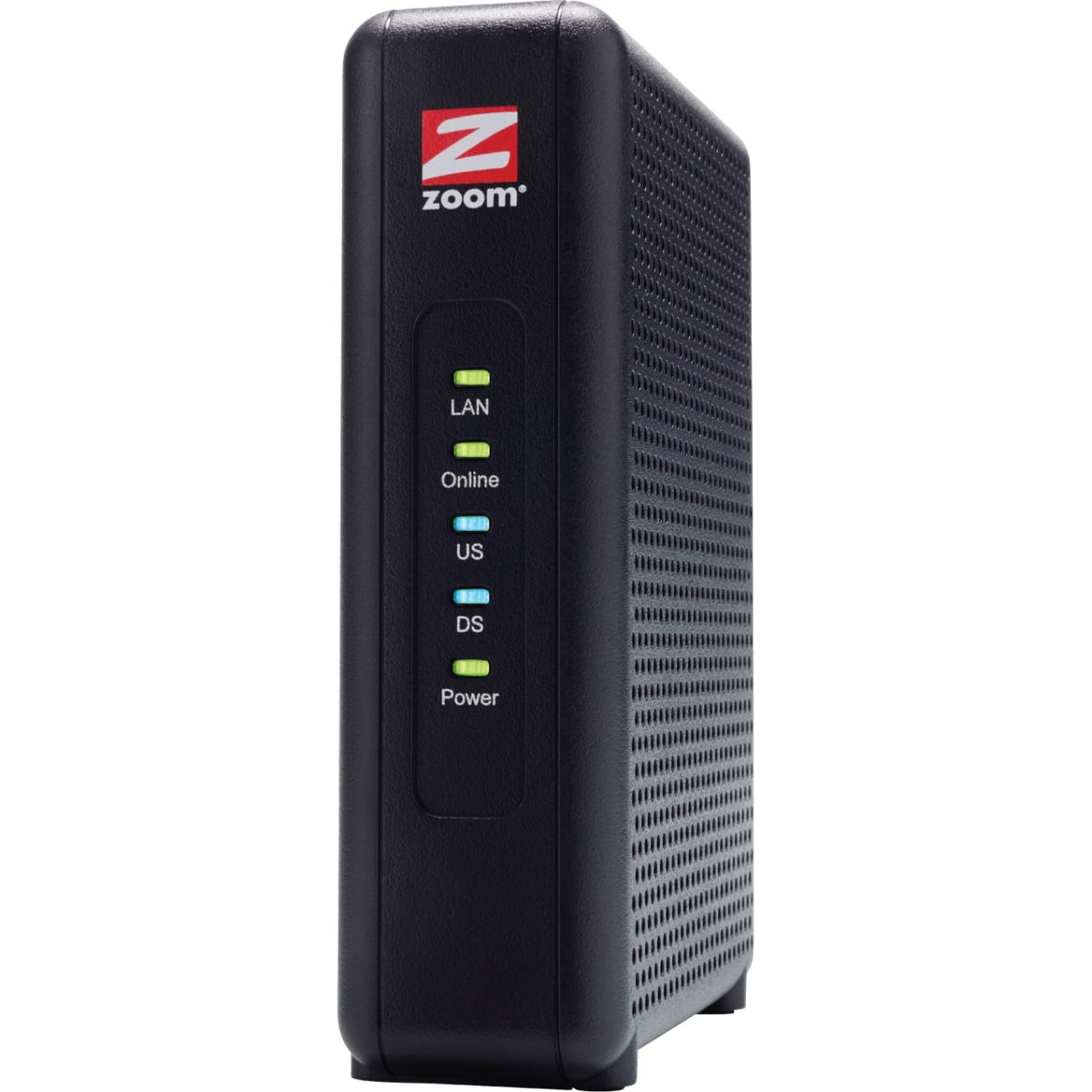Zoom 8x4 Cable Modem, 343 Mbps DOCSIS 3.0, Model 5345, Certified by Comcast XFINITY, Charter Spectrum, Time Warner Cable and Other Service Providers
