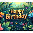 thumbnail image 7 of LUUFILx Dinosaur Jungle Happy Birthday Party Backdrop Dino Birthday Banner for Kids Decoration Background Baby Shower Photography Props Decorative Supplies, 7 of 7