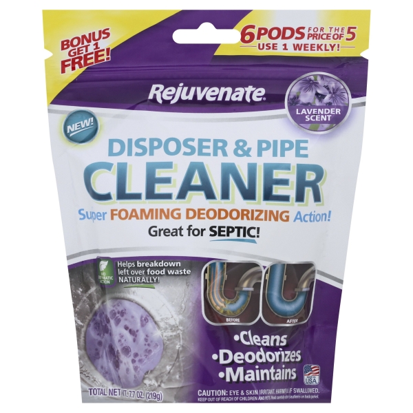 For Life Products 245003 Garbage Disposal Pods Lavender Scent, Pack of 6