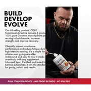 Core Nutritionals Creatine, Increases Strength and Muscle Growth, 5000 mg, 50 Servings (Lemon Lime)
