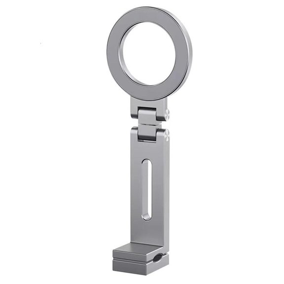 Osdhezcn Universal Noiseless Magnetic Phone Holder Rack Stand for Travel Foldable Design 360 Degree Adjustable Angle Strong Clamp