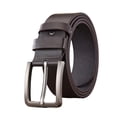 thumbnail image 4 of Cinturón de vestir para hombre, hebilla de 47 pulgadas, cintura ajustable larga, cinturón de cuero PU Marrón jinwen Cinturones para hombres, 4 of 8