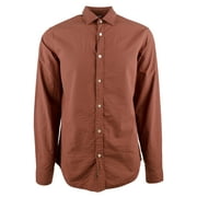 Men's Seersucker Slim-Fit Long Sleeve Shirt-SR-S