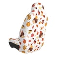 thumbnail image 2 of Wukai Autumn Maple Leaf with Hedgehog Full Set Car Seat Covers with Soft Padding Universal Auto Front Seats Protector and Cushion Mat, 2 of 5