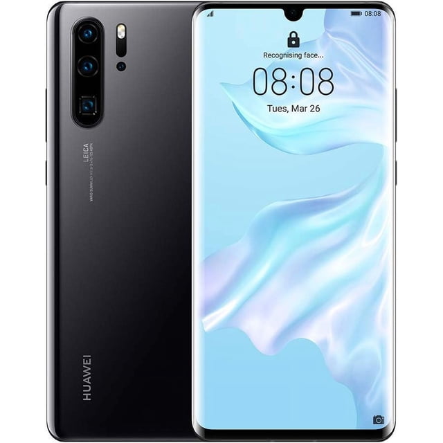 Huawei P30 Pro - Smartphone 6.47” FHD+, 40MP Leica Quad Camera, 256 GB / 8 GB, Desbloqueado - Negro Turmalina