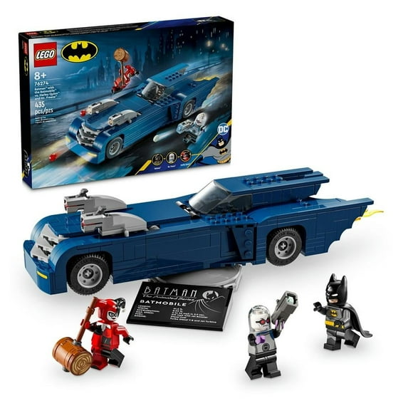 Set LEGO Super Heroes Batman con Batmóvil vs. Harley Quinn y Mr. Freeze 76274