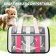 thumbnail image 5 of Bolsa Para Gatos Bolso de viaje para gatos al aire libre Bolsa transpirable para mascotas Suministros para mascotas (Rose Red S), 5 of 7