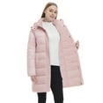 thumbnail image 3 of Wantdo Women's Plus Size Puffer Jacket Winter Windproof Insulated Hooded Coat with Breathable Lining Pink 3XL, 3 of 8