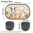 thumbnail image 7 of Yuyamidu Cow Family Car Window Shades for Side Window 2 PCS Sunflower Car Window Sun Shades Bee Car Rear Window Shade for Kids Car Window Sun Protection Auto Accessories, 7 of 7