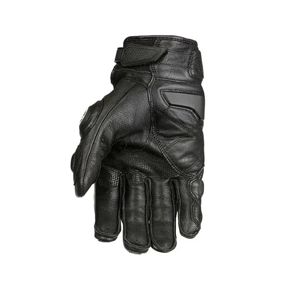 Hmhnsya Men's Genuine Leather Motorcycle Riding Gloves High Quality Protective Racing Gear