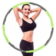 thumbnail image 2 of Fitness Exercise Hoops for Adults,Sections Adjustable Exercise Hoop,Detachable Soft Workout Hoop Jump Rope, 2 of 5