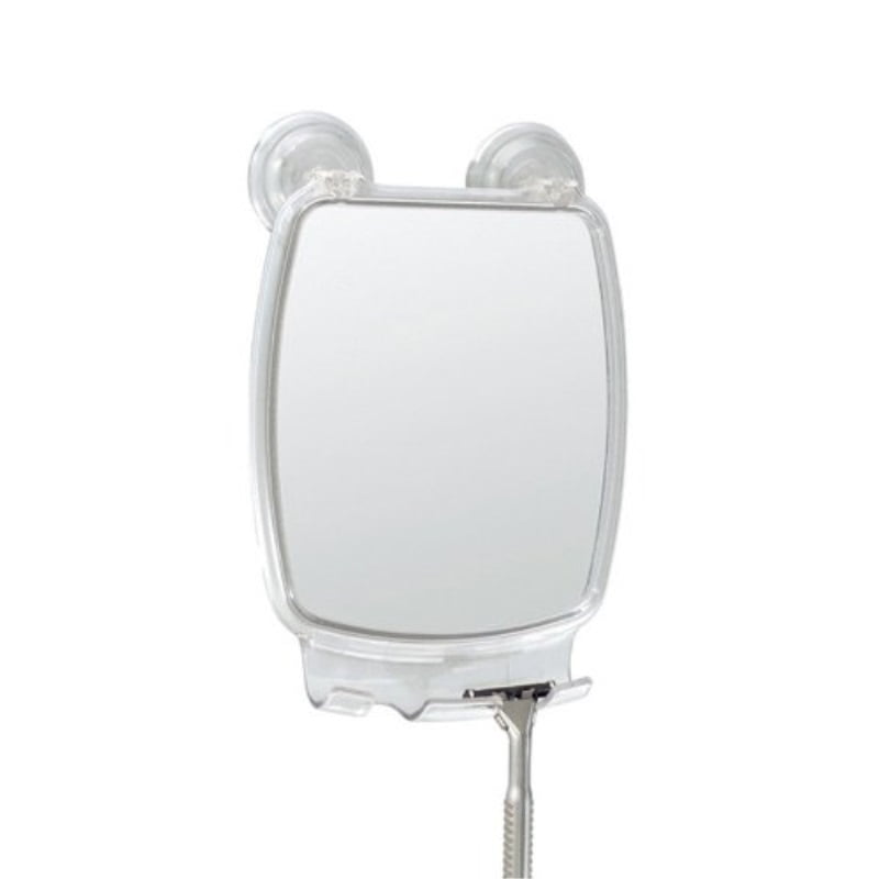 InterDesign Power Lock Suction Shaving Mirror for Shower or Bathroom