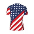 thumbnail image 6 of T Shirt For Men Sportswear For Mens USA Flag T-Shirts Novelty 4th of July Independence Day Summer Te, 6 of 7
