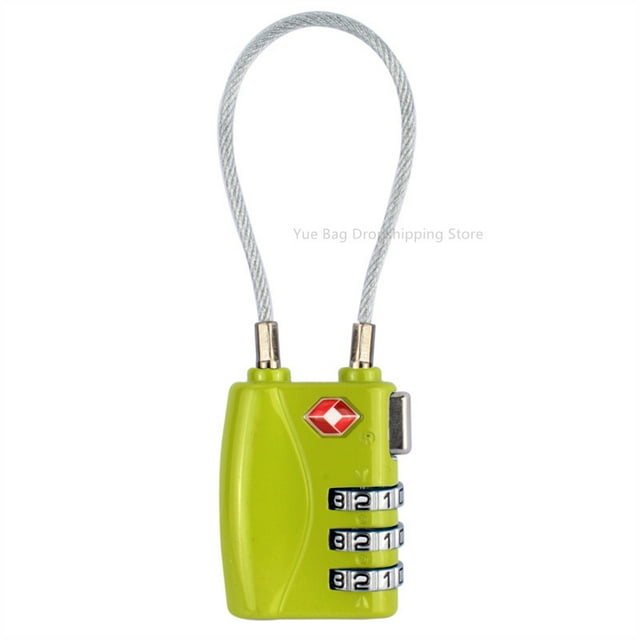 1 Pce Serrure à Code Colorée TSA pour Bagages de Voyage Serrure à Mot de Passe Changeable Design à Contraste de Couleur Cadenas Armoire Casier 2# E