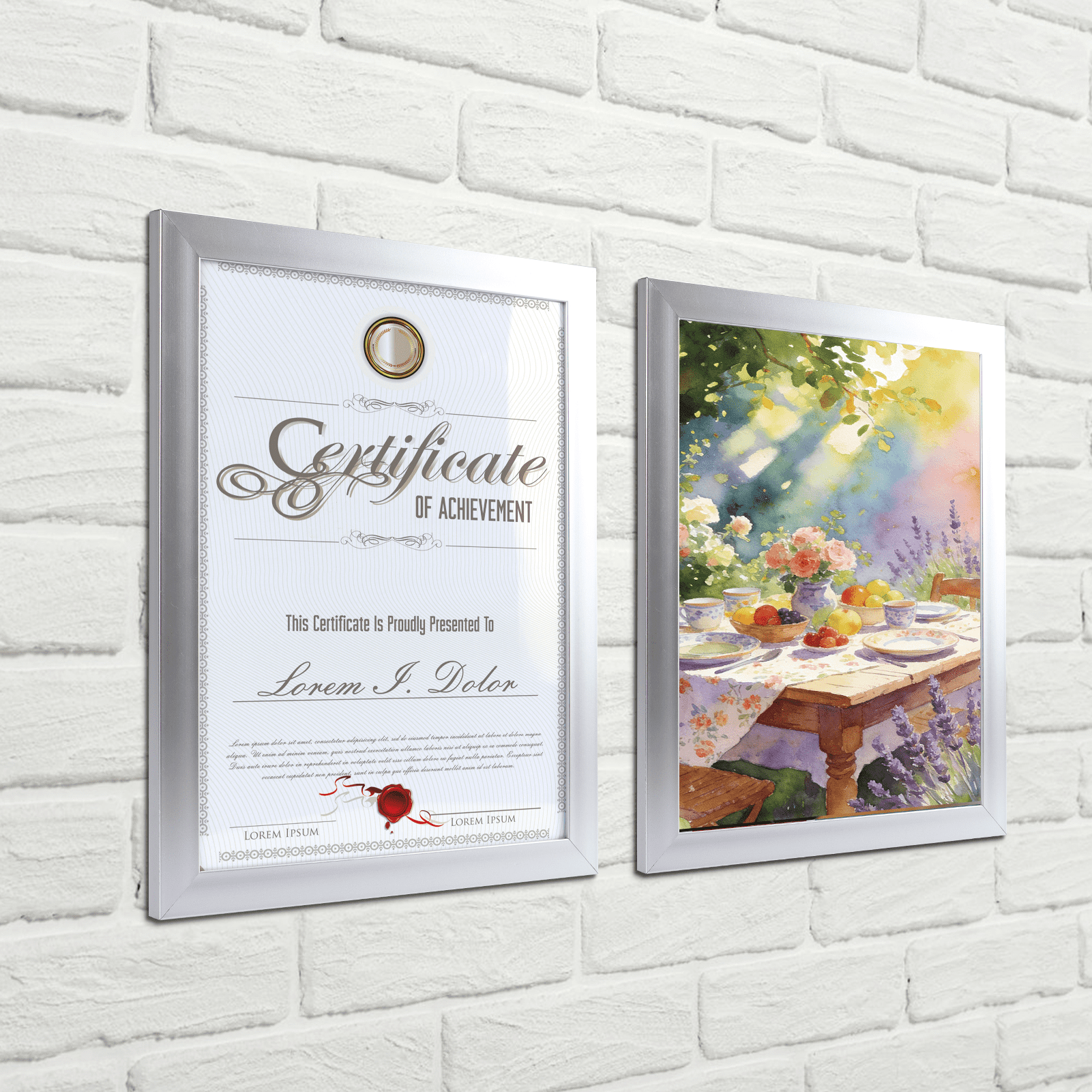 12 Pack 8.5x11 Picture Frame for Wall Mounted and Tabletop Display