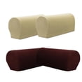 thumbnail image 1 of 2 Pares Sofá Reposabrazos Cubre Protector de Y Marrón Sunnimix Fundas para apoyabrazos de sofá, 1 of 8