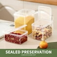 thumbnail image 6 of Airtight Food Storage Containers - Kitchen Pantry Organization with Locking Lids for Flour, Rice, Cereal & Snacks | Food Grade Plastic | Clear Stackable Design, 6 of 9