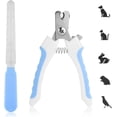 thumbnail image 1 of Cortaúñas para mascotas, lima de uñas para perros, cortaúñas profesional con protector de seguridad y bloqueo, cortaúñas para perros y gatos (azul), 1 of 5