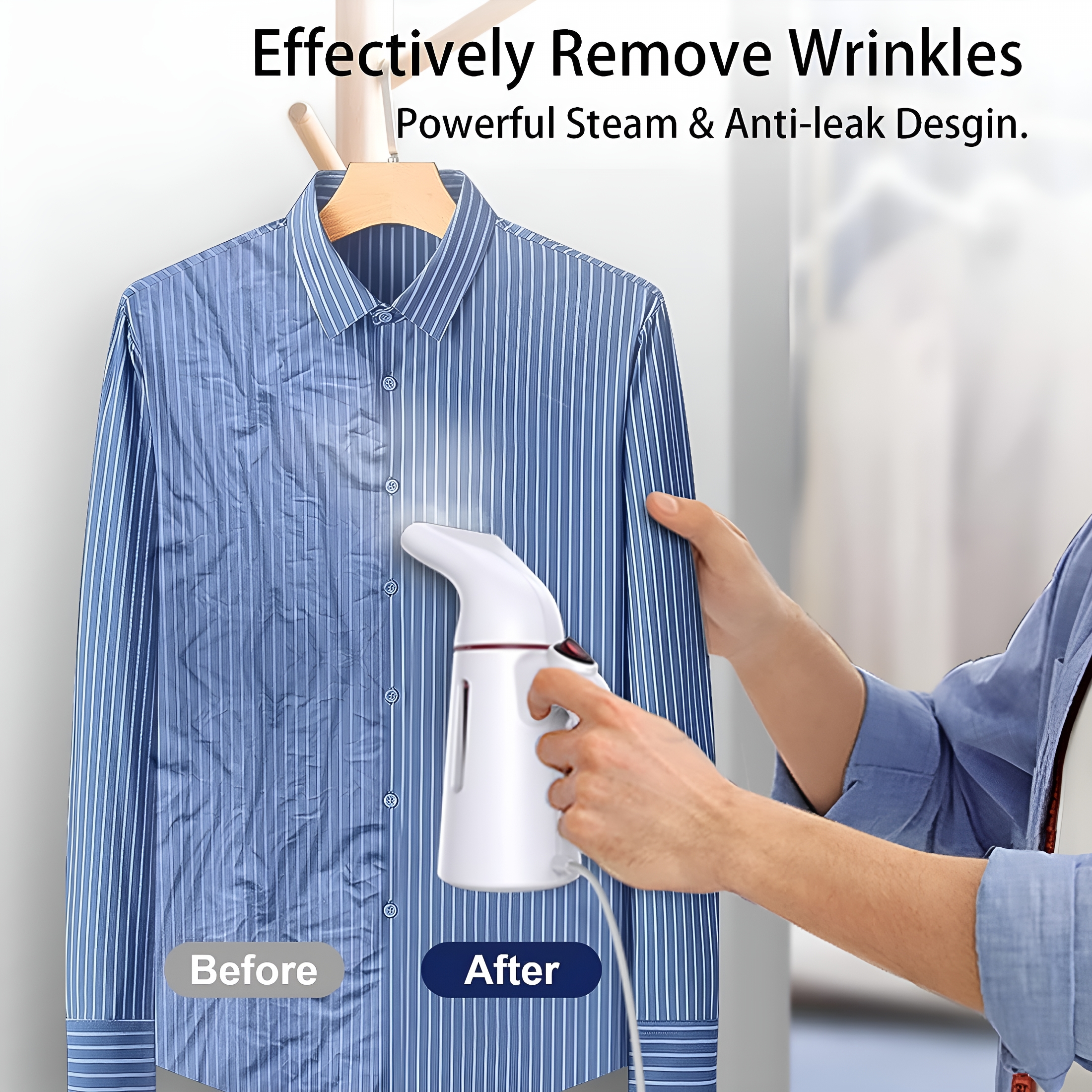 HIBIBUD 2026 New Steamer for Clothes,700W Powerful Handheld Garment Steamer,Portable Travel Steam Iron,150Ml Water Tank for Home, Travel, Clothing, Garment Care, Wrinkle Removal, Fabric Refreshing.