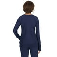thumbnail image 2 of koi lite women's clarity zip front solid scrub jacket, 2 of 3