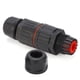 thumbnail image 4 of Conector de cable IP68 impermeable PA66 cable ignífugo a cable accesorios de lámpara CDF-200/3 (tipo tornillo de 3 pines), 4 of 10