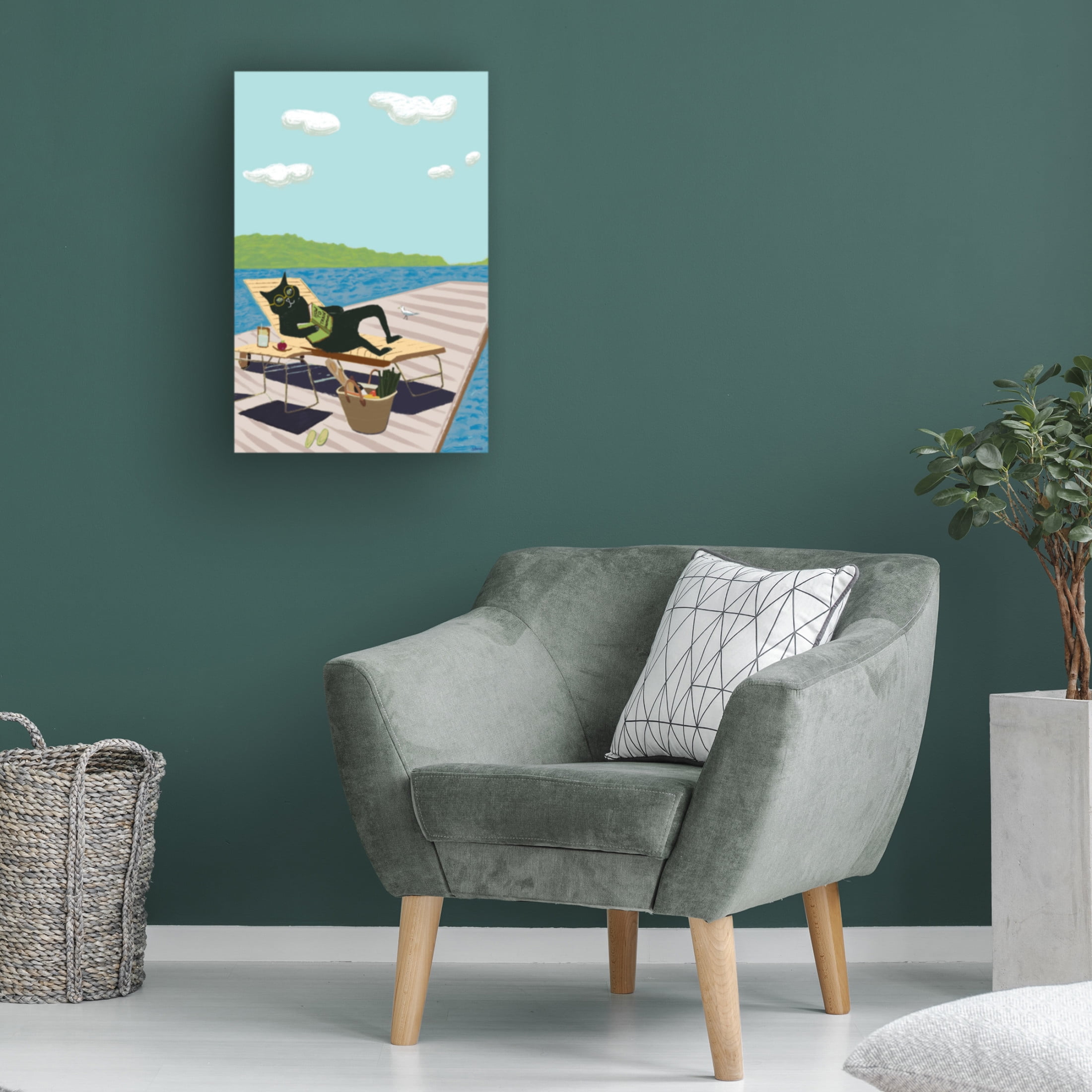 Trademark Fine Art Sharyn Bursic  Summer Break Canvas Wall Art