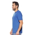 thumbnail image 2 of Expert Brand USA-Made Men's Athletic Heather Crewneck T-Shirt, Dark Heather Royal Blue, XS, 2 of 7