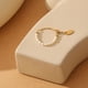 thumbnail image 2 of Anillo de cola femenina con cadena suave ajustable elástico de perla pequeña estilo temperamento Simple, 2 of 5