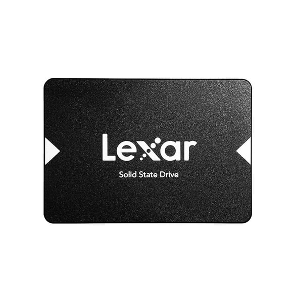 Lexar NS100 512 Go SATA III 2.5 Pouces Disque Dur à État Solide avec Vitesse de Lecture 550MB/s, Résistant aux Chocs et aux Vibrations, Finition Grise