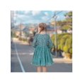thumbnail image 5 of Girls Dress Green Pearl Pocket Sequin Classic Elegant Xmas Long Sleeve 6 Years, 5 of 8
