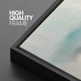 thumbnail image 4 of PixonSign Framed Canvas Print Wall Art Pastel Blue Cloudy Sky Landscape Abstract Shapes Illustrations Modern Art Decorative Minimal Relax/Calm for Living Room, Bedroom, Office - 24"x36" Black, 4 of 5