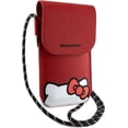 thumbnail image 3 of Cartera Hello Kitty TPU cordon Rojo para iPhone 15 Pro, 3 of 6