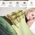 thumbnail image 3 of JEUXUS Blanket Gifts Watercolor Whale Painting Navigating the Ocean Flannel Throw Blanket (Universal 1) White, 3 of 6