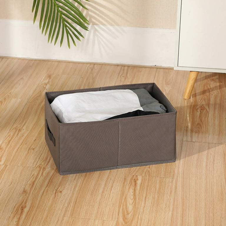 Closest Organization Storage Foldable Storage Boxes for Clothes Yarn  Storage Fabric Lid with Seasonal Organizer Clothing Box Fabric Collapsible