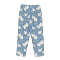 thumbnail image 5 of Goofa Funny Chicken Printed Soft Pajama Pants for Women, Wide Leg Comfy Casual Lounge Yoga Pants-Small, 5 of 9