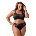 thumbnail image 2 of Elila Women's Plus Size Smooth Curves Molded Softcup Bra, Full Coverage Wire-Free, Style 1803 Black, 2 of 3