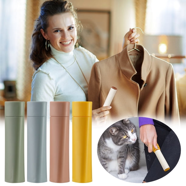 Cinta de Limpieza de Papel portátil Xihbxyly Tipo Rodillo desgarrable para ropa Adhesivo para Pelo de mascotas