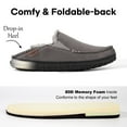 thumbnail image 4 of LongBay Men's Moccasins Slip-on Memory Foam Slippers House Shoes Indoor Outdoor, 4 of 6