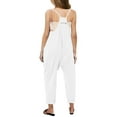 thumbnail image 4 of Sherrylily Girls Casual Sleeveless Spaghetti Strap Jumpsuit Loose Fit Romper Long Pants with Pockets, 4 of 5