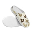 thumbnail image 3 of Disketp Chicken Cartoon Women's Men's Slippers Plush Slip-On House Slipper for Winter Indoor Soft Cushion Non-slip Fluffy Slides Slippers-13, 3 of 7